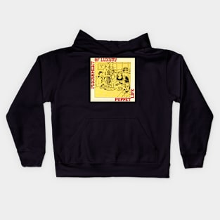 Puppet Life 1978 Post Punk Throwback Design Kids Hoodie